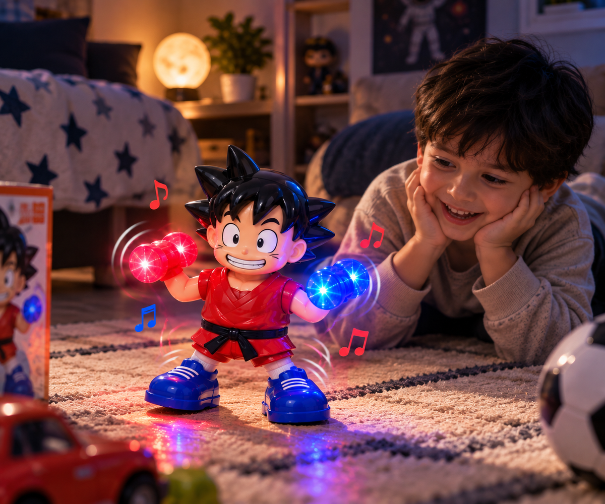 GOKU – Igračka koja Pleše uz Svetlo i Muziku 🔥🎶